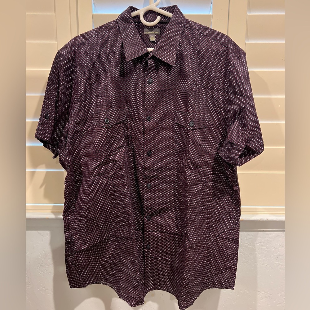 Calibrate brand button down shirt.